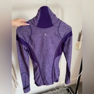 Size S Discontinued Lululemon Half Zip Purple